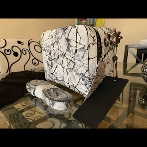 NWT Kendall + Kylie Lucy Marble Crossbody Bag